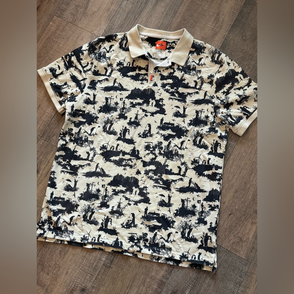 Rare Nike golf polo large